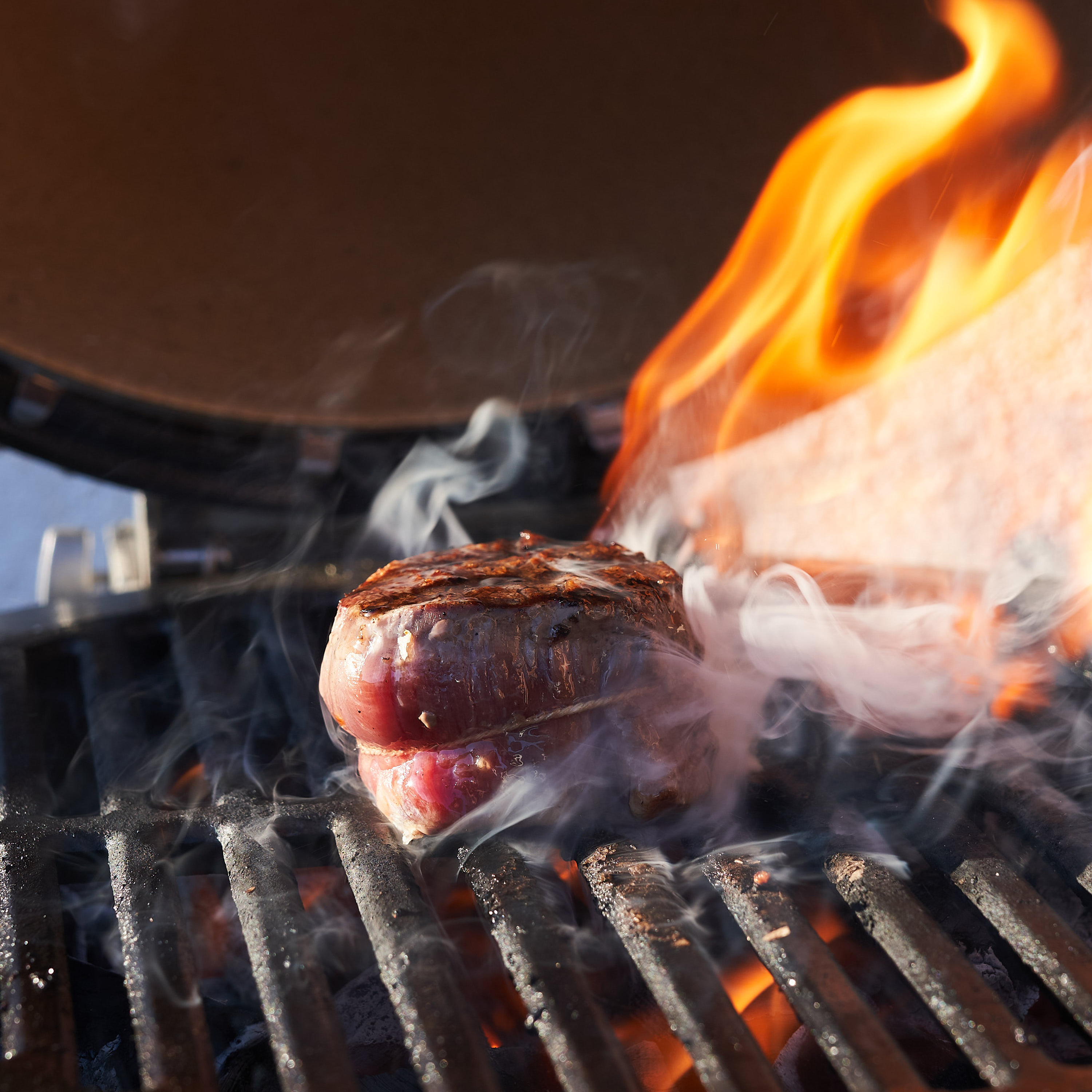 Alte-Kuh-Rinderfilet-gegrillt Rinderfilet-Alte-Kuh-auf-Grill
