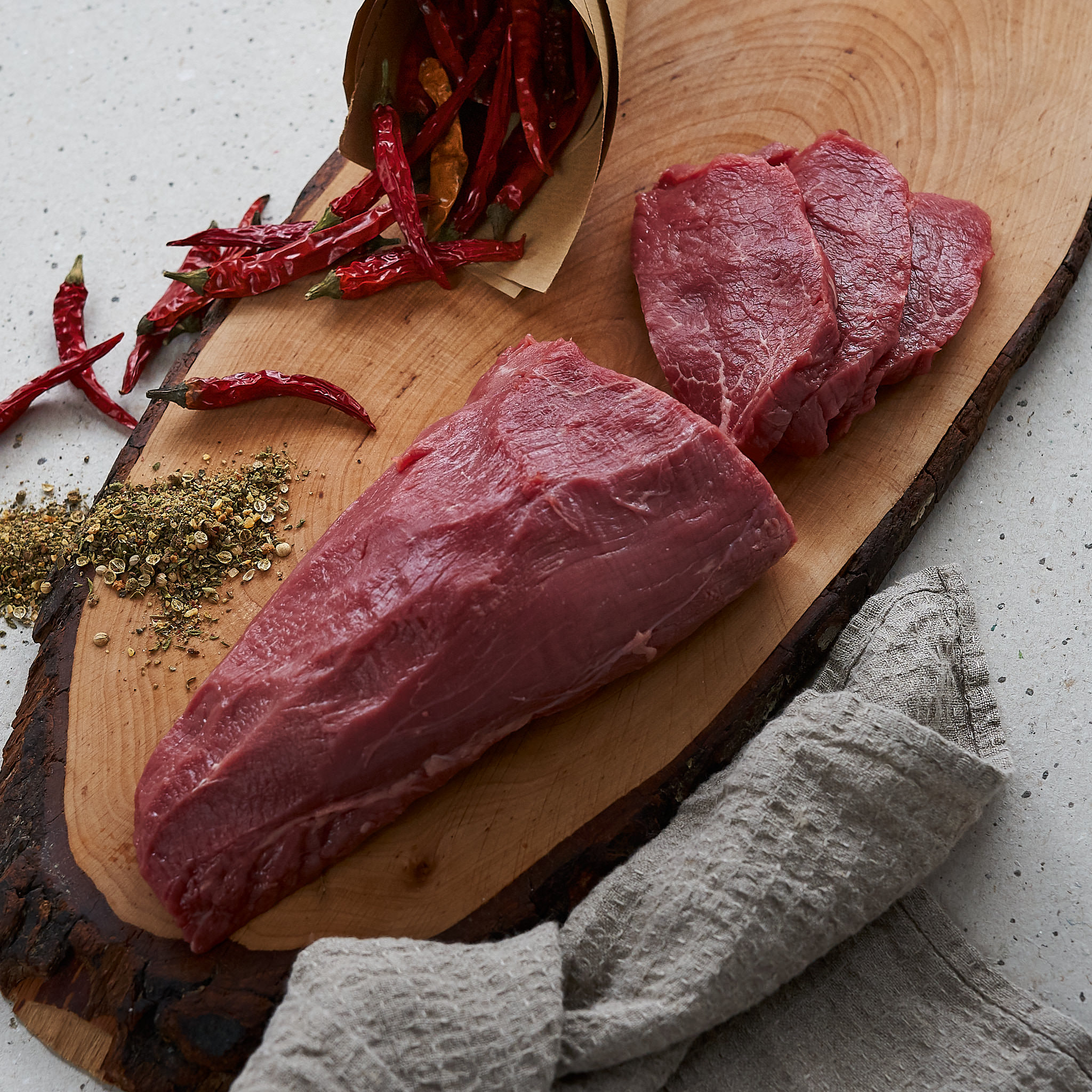 Rinderfilet von der Kalbin Rinderfilet von der Kalbin Produktfoto
