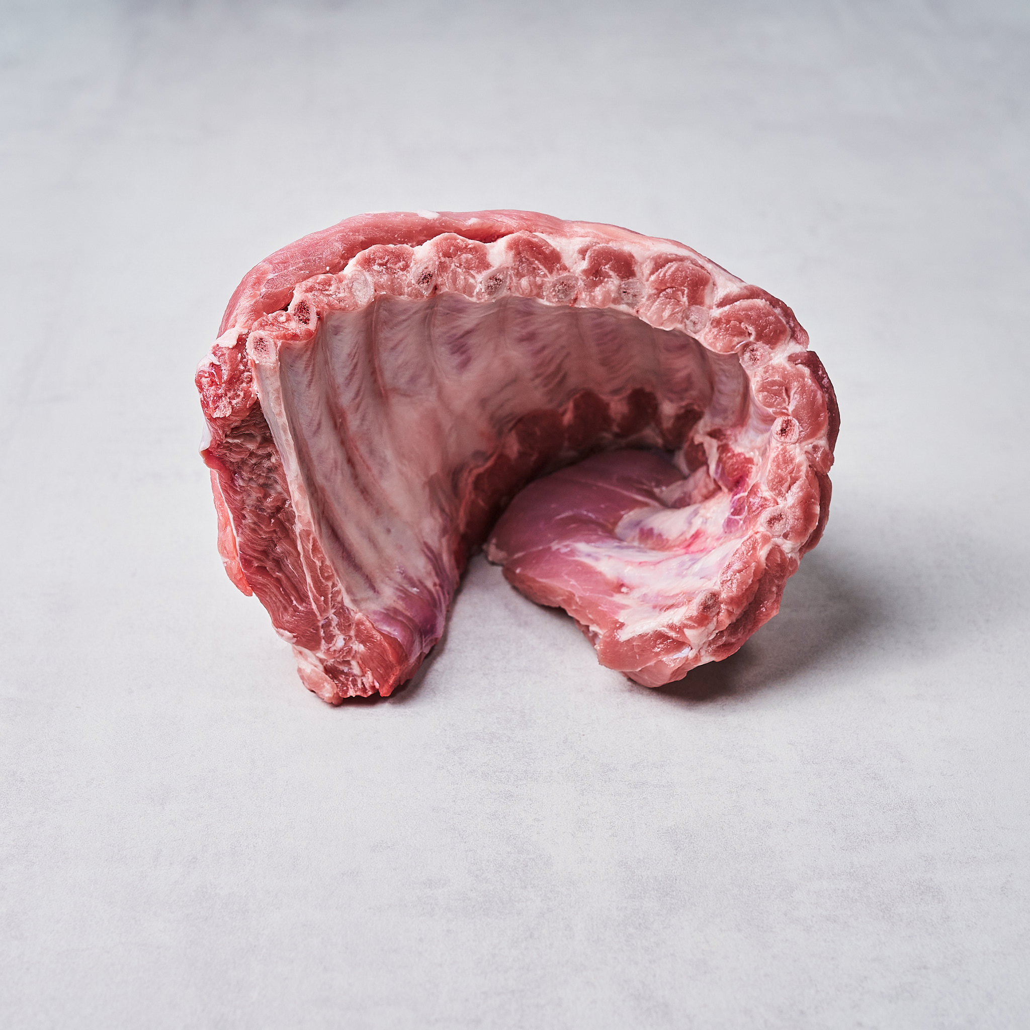 St. Louis Cut Ribs vom Strohschwein St. Louis Cut Ribs vom Strohschwein Produktfotografie
