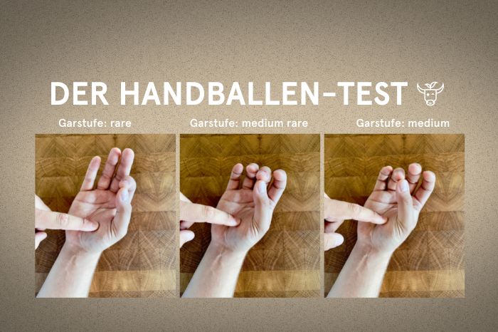 Der Handballen Test in einzelnen Schritten erklärt
