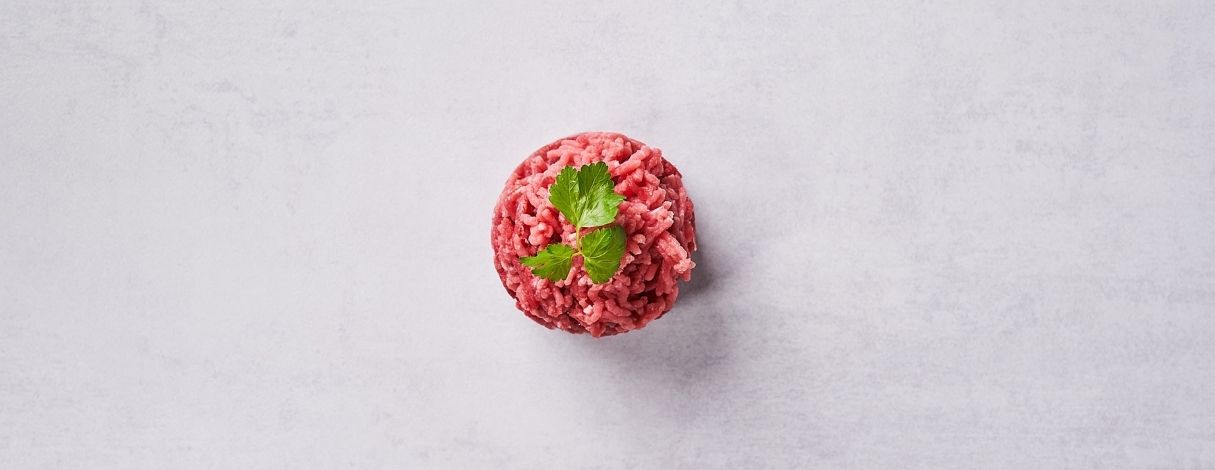 Fleisch unter Schutzatmosphäre – die Frische-Falle Gemischtes Faschiertes von Fitmeat mit Petersilien-Blatt