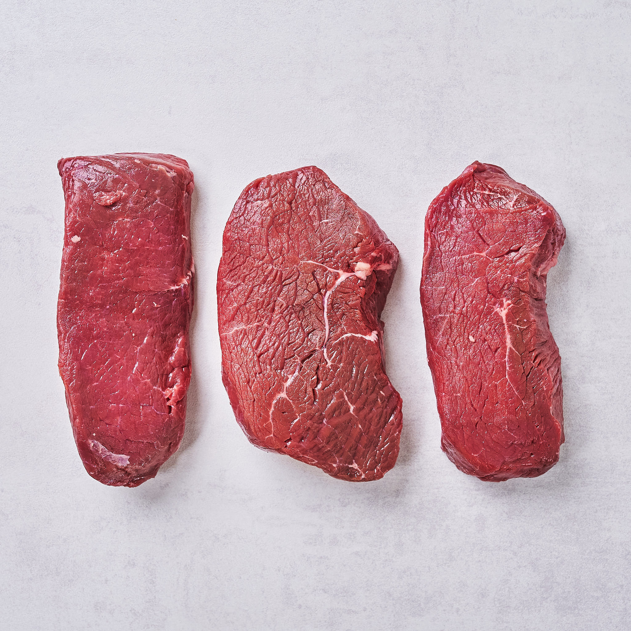 Hueftsteak von der oesterreichischen Kalbin Hueftsteak Produktfotografie
